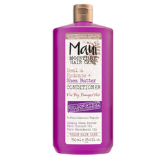 Maui Moisture Heal & Hydrate conditioner bottle nourishes dry curls.