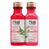 Maui Moisture Lightweight Hydration Shampoo bottle showcases hibiscus water for lightweight hydration of curls.