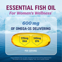 MAV Nutrition fish oil capsules with lemon-flavored coating, easy swallow and burpless for daily use.