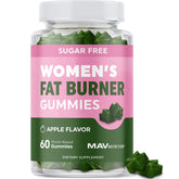 MAV Nutrition Women’s Fat Burner Gummies bottle with apple flavor for daily support