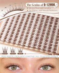 Mavphnee application close-up demonstrates precise, beginner-friendly lash placement.
