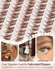Mavphnee invisible-band detail emphasizes seamless lash line.