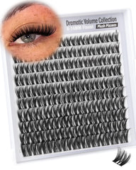 Mavphnee Flaunt Cluster Lashes 8-14mm length for a balanced, fluffy look.
