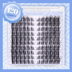 Mavphnee Manga Lash Clusters CD-curve lashes deliver a lifted flutter.