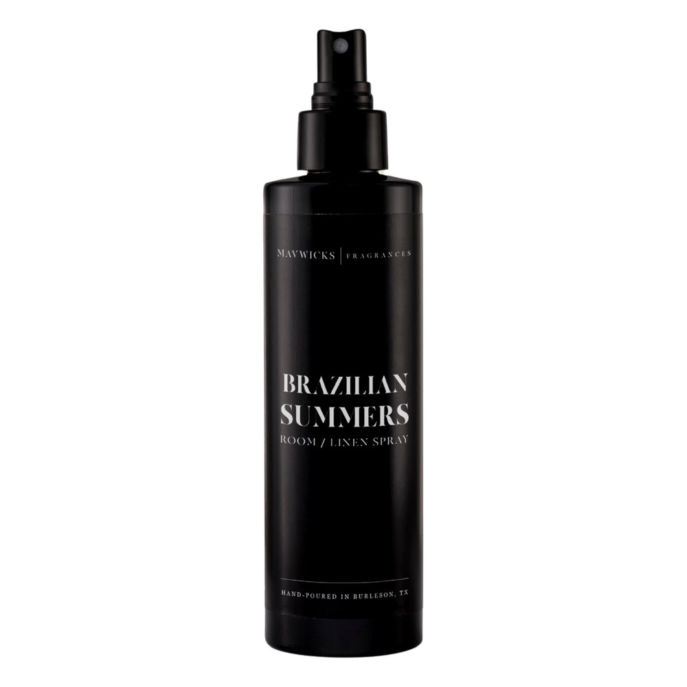 Mavwicks Brazilian Summers bottle delivers long-lasting fragrance for bedrooms.