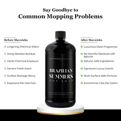 Mavwicks Brazilian Summers floor cleaning mix delivers streak-free results on surfaces