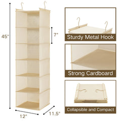 MAX Houser foldable closet organizer compact for travel and small spaces