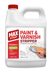 Max Strip bottle pour demonstrates easy-to-use formula for safe paint removal.
