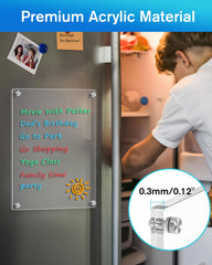 MaxGear four-color markers included for high visibility on any fridge