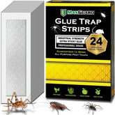 MaxGuard glue trap strips with 24 traps for comprehensive home coverage