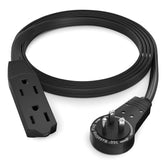 Maximm 360° rotating flat plug behind furniture for tight spaces