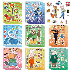 MAXSNOW Zootopia sticker set with eight designs for creative decorating on items