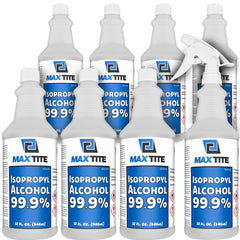 MAXTITE 99.9% isopropyl alcohol bottle for electronics cleaning