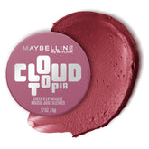 Maybelline Cloudtopia blush mousse on cheek with a soft blur finish.