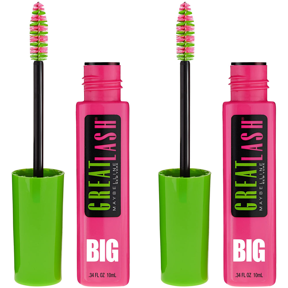 Maybelline Great Lash BIG mascara brush coats lashes for volume