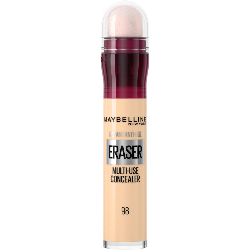 Maybelline Instant Age Rewind Eraser bottle enables quick, crease-resistant concealing.