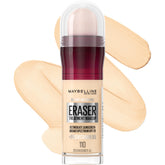 Maybelline Instant Age Rewind Eraser Foundation bottle with SPF 20 for everyday coverage.