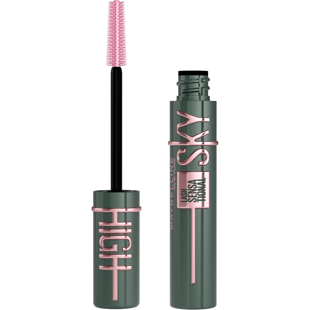 Maybelline Lash Sensational Sky High bottle shows lightweight, buildable mascara for day-to-night use