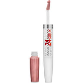 Maybelline Super Stay 24 Timeless Toffee tube close-up shows rich nude brown color.