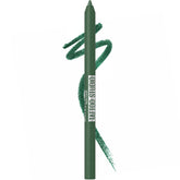 Maybelline Tattoo Studio hunter green swatch showing pigment-rich color