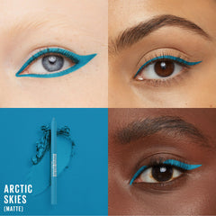 Maybelline Tattoo Studio Eyeliner pigment-rich color enables bold definition on the eye