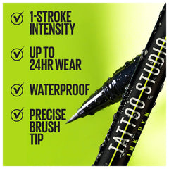 Maybelline Tattoo Studio Ink Pen with waterproof formula resists smudges