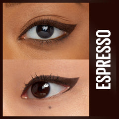 Maybelline Unstoppable Espresso swatches show rich color for day-to-night looks.