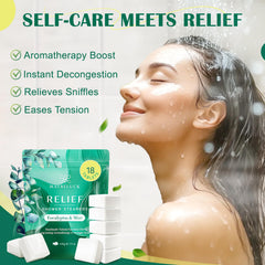 Maybeluck gift-ready packaging for aromatherapy shower steamers.