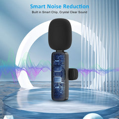 Maybesta clip-on microphone attached to a shirt for hands-free recording.