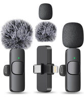 MAYBESTA wireless mini mic with iPhone compatibility for seamless mobile recordings.