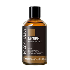 MAYJAM Myrrh Oil glass dropper for precise, mess-free dispensing.