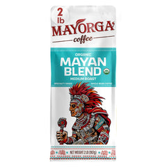 Mayorga Mayan Blend medium roast whole-bean coffee for everyday brewing