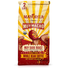 Mayorga Muy Macho roast aroma reveals bold chocolate notes for a rich morning ritual.