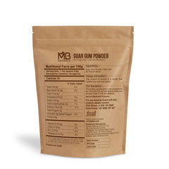 MB Herbals Guar Gum Powder pours, ideal for sauces and curries.