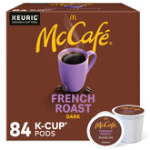 McCafé French Roast pod packaging for single-serve convenience and bold aroma.
