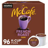 McCafé French Roast pods front view for bold flavor and convenience