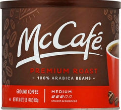Close-up of 100% Arabica beans used in McCafé Premium Roast.