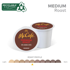 Brewing McCafé Premium Roast in a Keurig for a quick cup