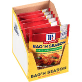 McCormick Bag 'n Season original chicken bag close-up for easy weeknight dinners