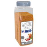 McCormick Culinary Blackened Seasoning bottle with bold crust on grilled proteins
