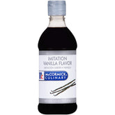 McCormick Culinary imitation vanilla bottle front, ready to boost baked goods.