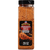 McCormick Grill Mates Smokehouse Maple Seasoning jar showcasing the coarsely ground blend for rubs.