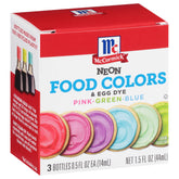 McCormick Neon pink color bottle for vibrant frosting color for desserts
