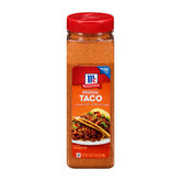 McCormick Original Taco Seasoning bottle with premium spices for vibrant tacos.