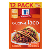 McCormick Original Taco Seasoning Mix bottle front for quick weeknight flavor