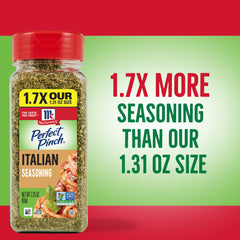 Chicken seasoned with McCormick Perfect Pinch Italian Seasoning for juicy flavor.