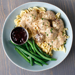 McCormick Swedish Meatballs simmering pot illustrating a hearty dish in minutes