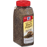 McCormick Table Grind Black Pepper bottle pouring, adding bold aroma to meals