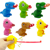Mchochy dinosaur tongue-out toy pink for tactile play and sensory moments