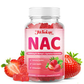 Mchokuu NAC Gummies bottle with 60-count strawberry formula for daily support